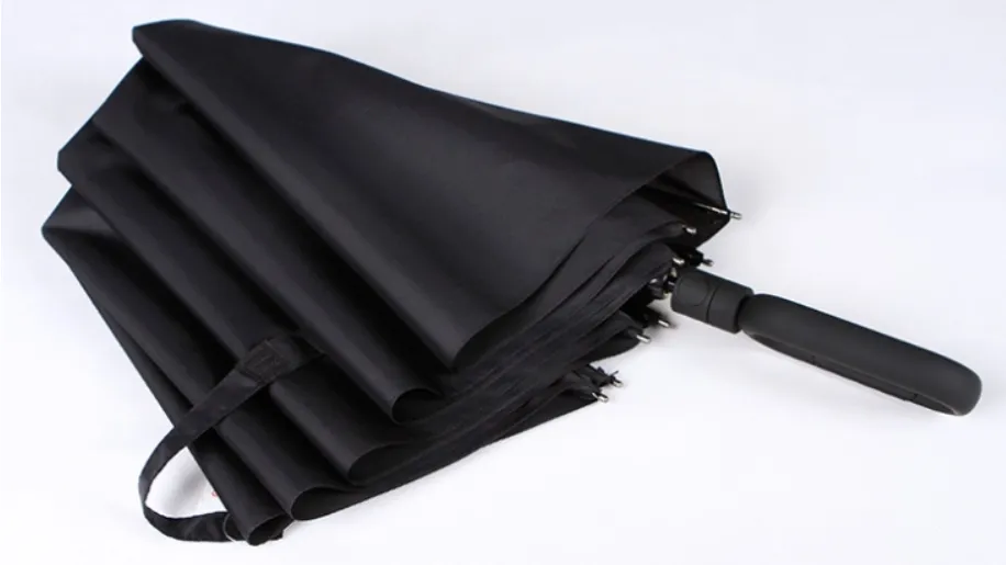 23" Foldable Umbrella with Carabiner Handle