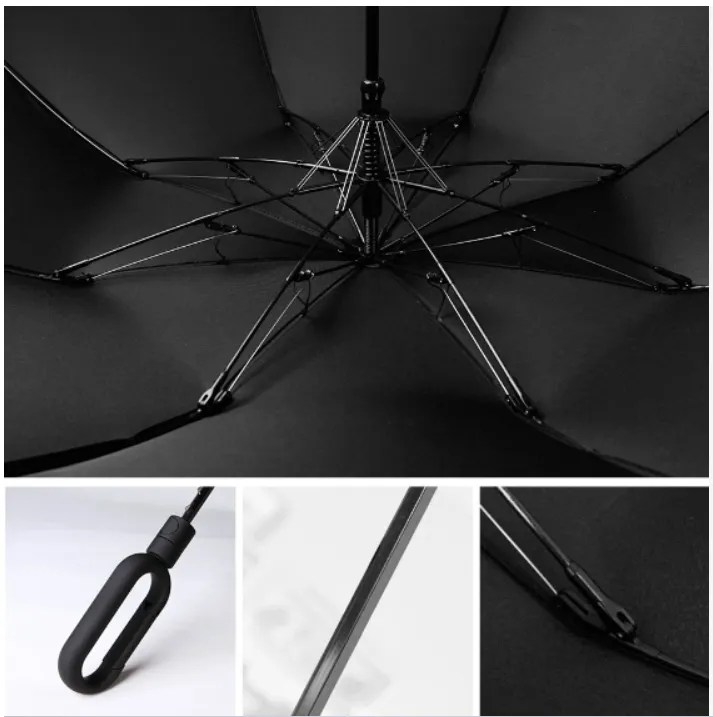 23" Foldable Umbrella with Carabiner Handle