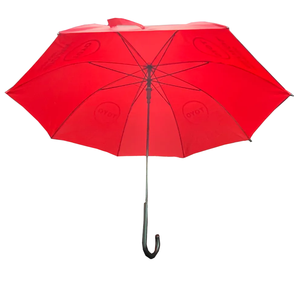 24" Auto Umbrella with J Handle