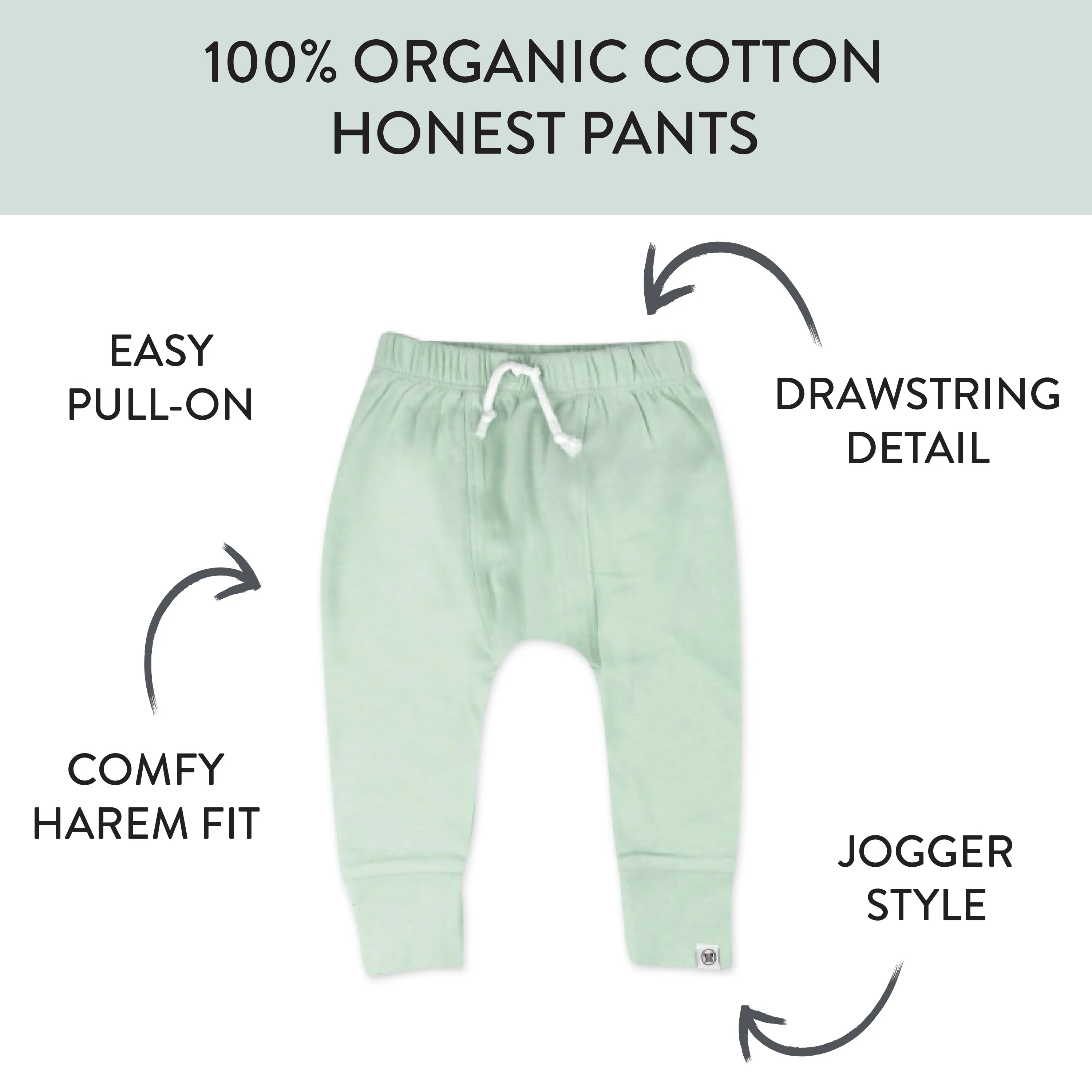 4-Pack Organic Cotton Honest Pants