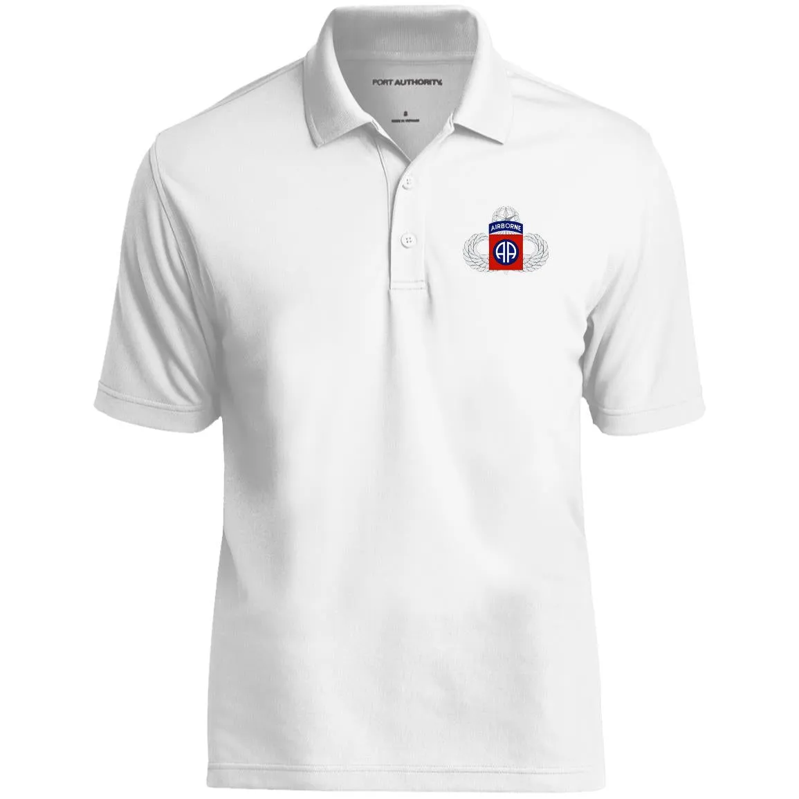 82nd Airborne Master Dry Zone UV Micro-Mesh Polo