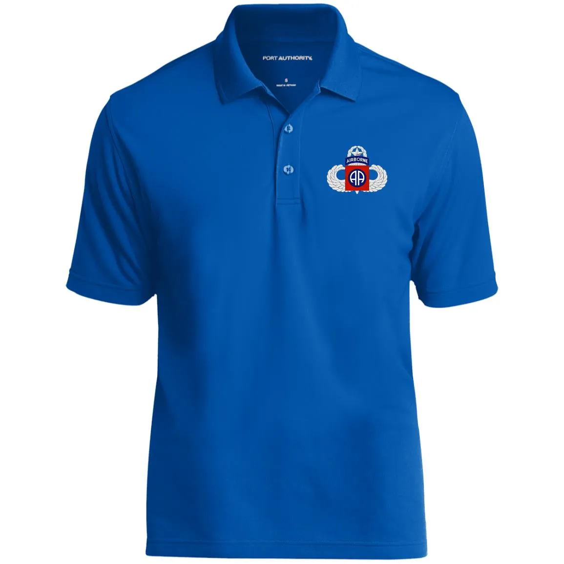 82nd Airborne Master Dry Zone UV Micro-Mesh Polo