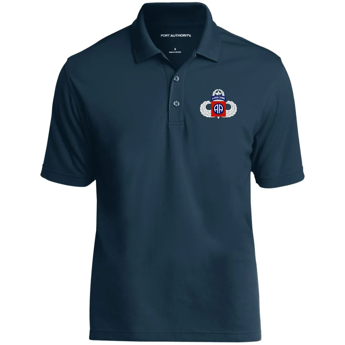 82nd Airborne Master Dry Zone UV Micro-Mesh Polo