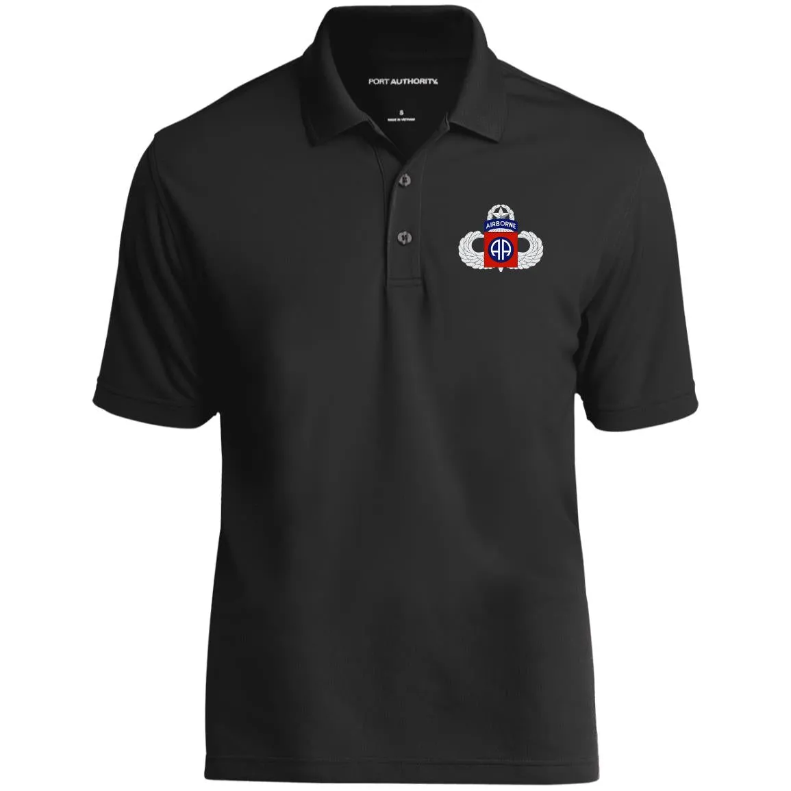 82nd Airborne Master Dry Zone UV Micro-Mesh Polo