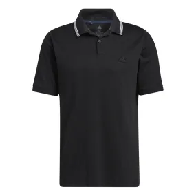 adidas Golf Go-To Pique Polo - Black/White