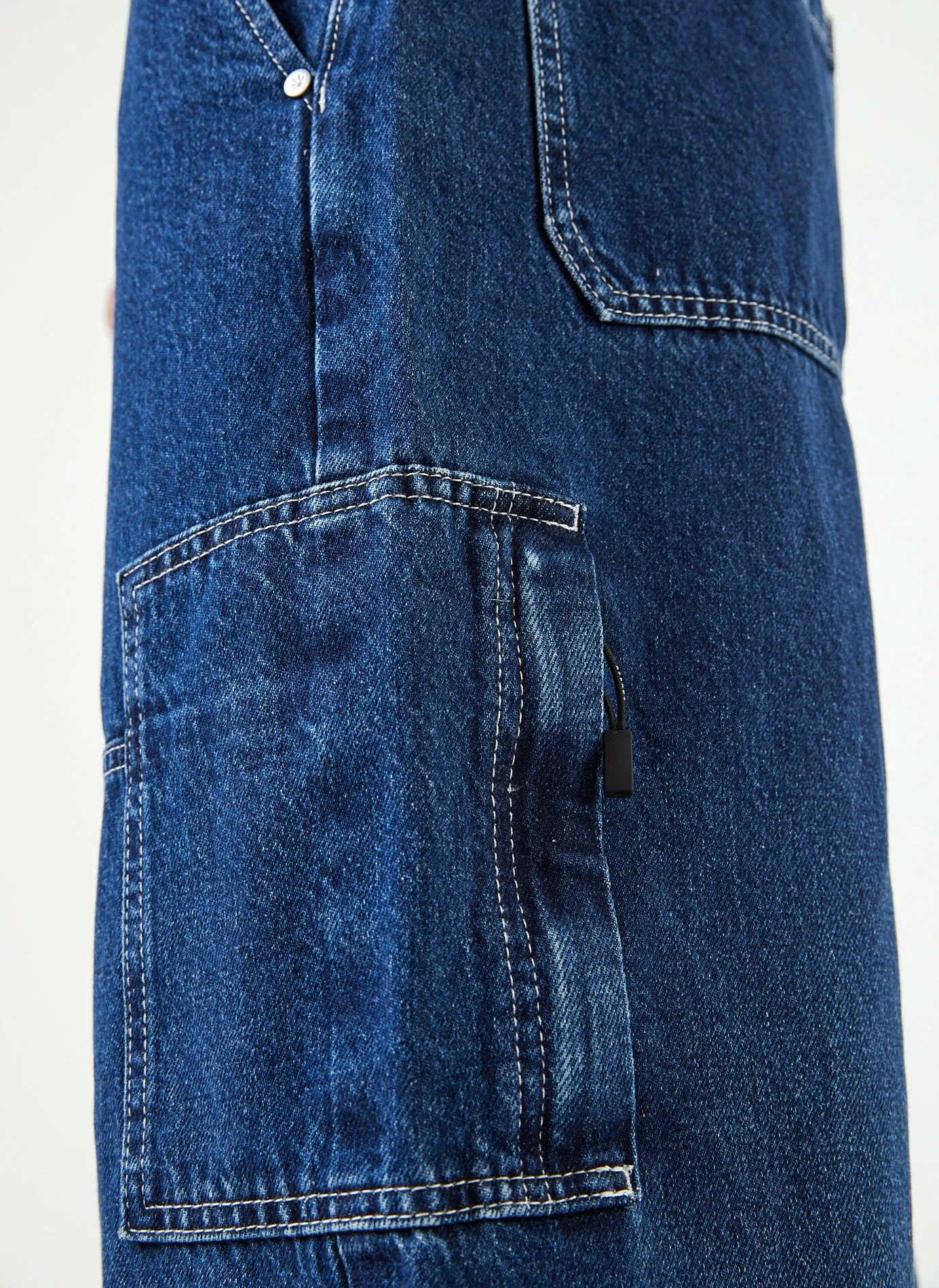 AFENDS Mens Richmond - Denim Baggy Carpenter Jeans - Original Rinse