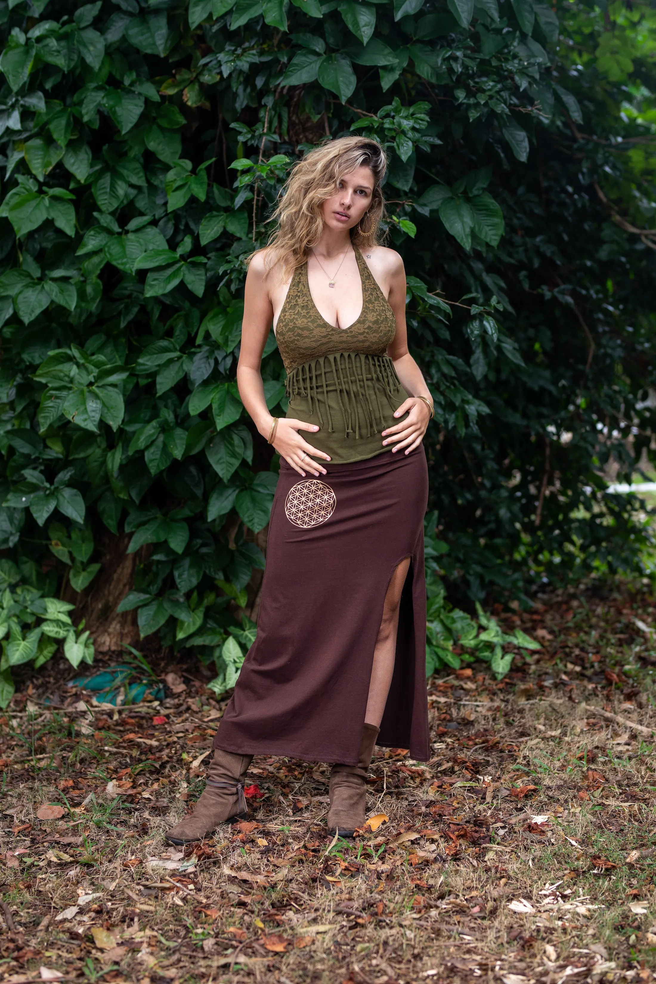 ASCENDANCE SKIRT BROWN