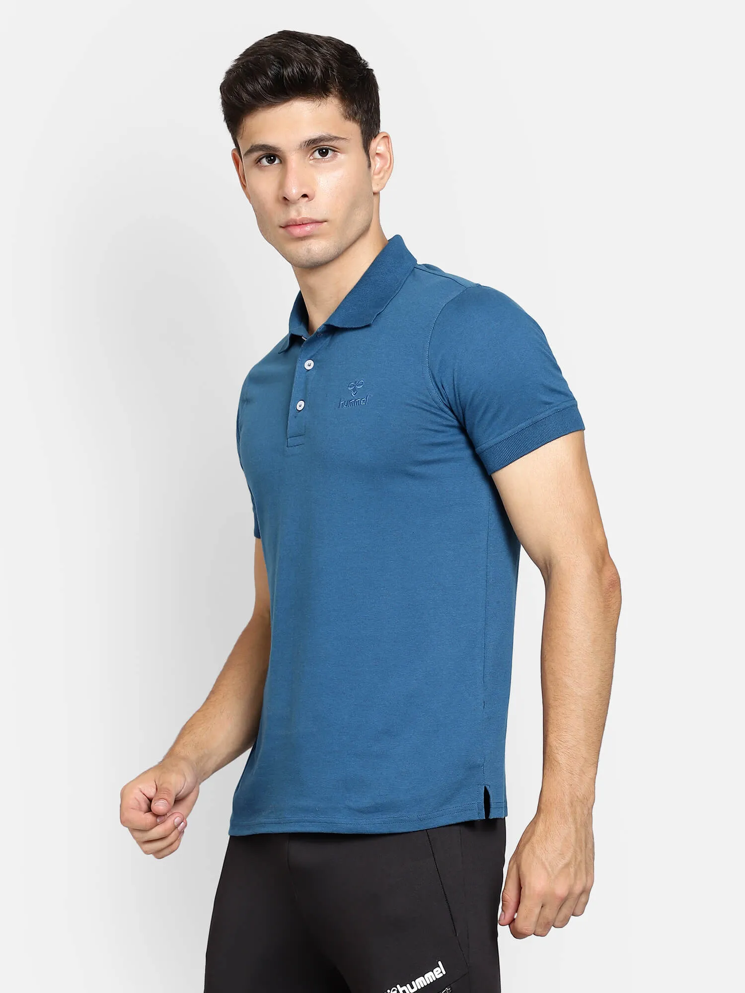 Ascon Polo Neck Cotton Rich Half Sleeve Solid Regular fit Cottonpoly T-shirt for Men Comfortable soft Breathable Fabric Stretchable for Everyday Use Ideal for Casual wear and officewear