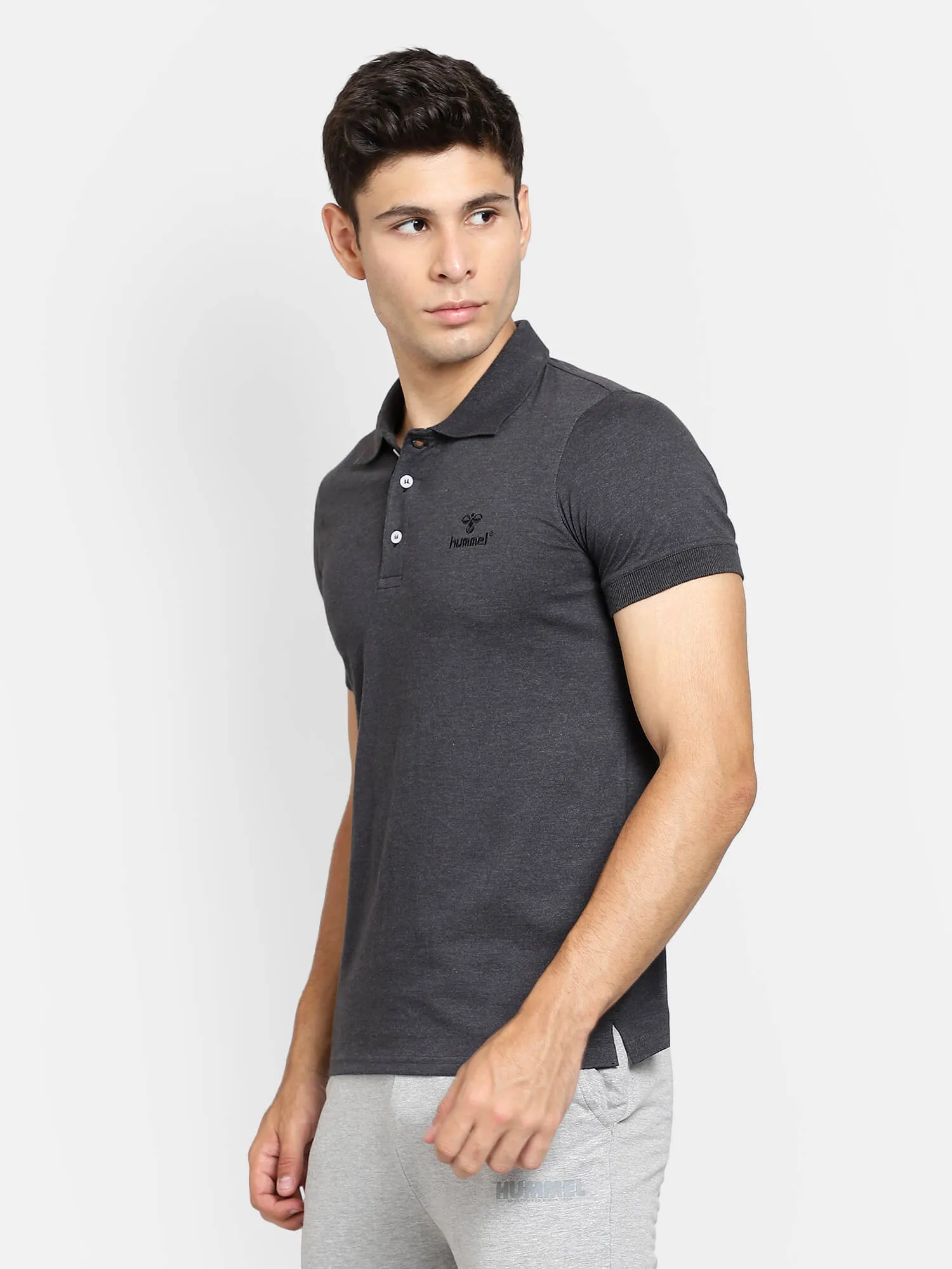 Ascon Polo Neck Cotton Rich Half Sleeve Solid Regular fit Cottonpoly T-shirt for Men Comfortable soft Breathable Fabric Stretchable for Everyday Use Ideal for Casual wear and officewear