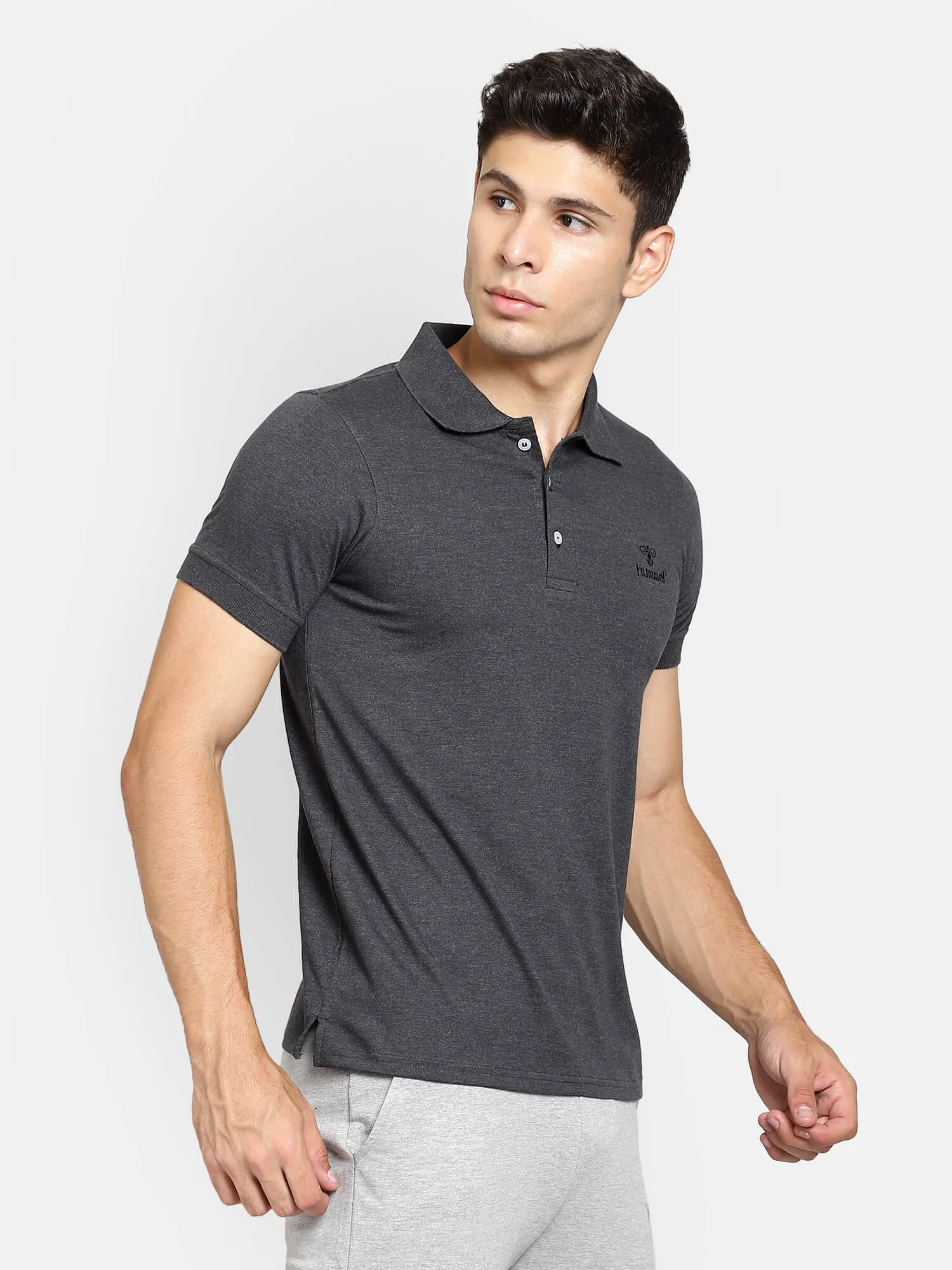 Ascon Polo Neck Cotton Rich Half Sleeve Solid Regular fit Cottonpoly T-shirt for Men Comfortable soft Breathable Fabric Stretchable for Everyday Use Ideal for Casual wear and officewear