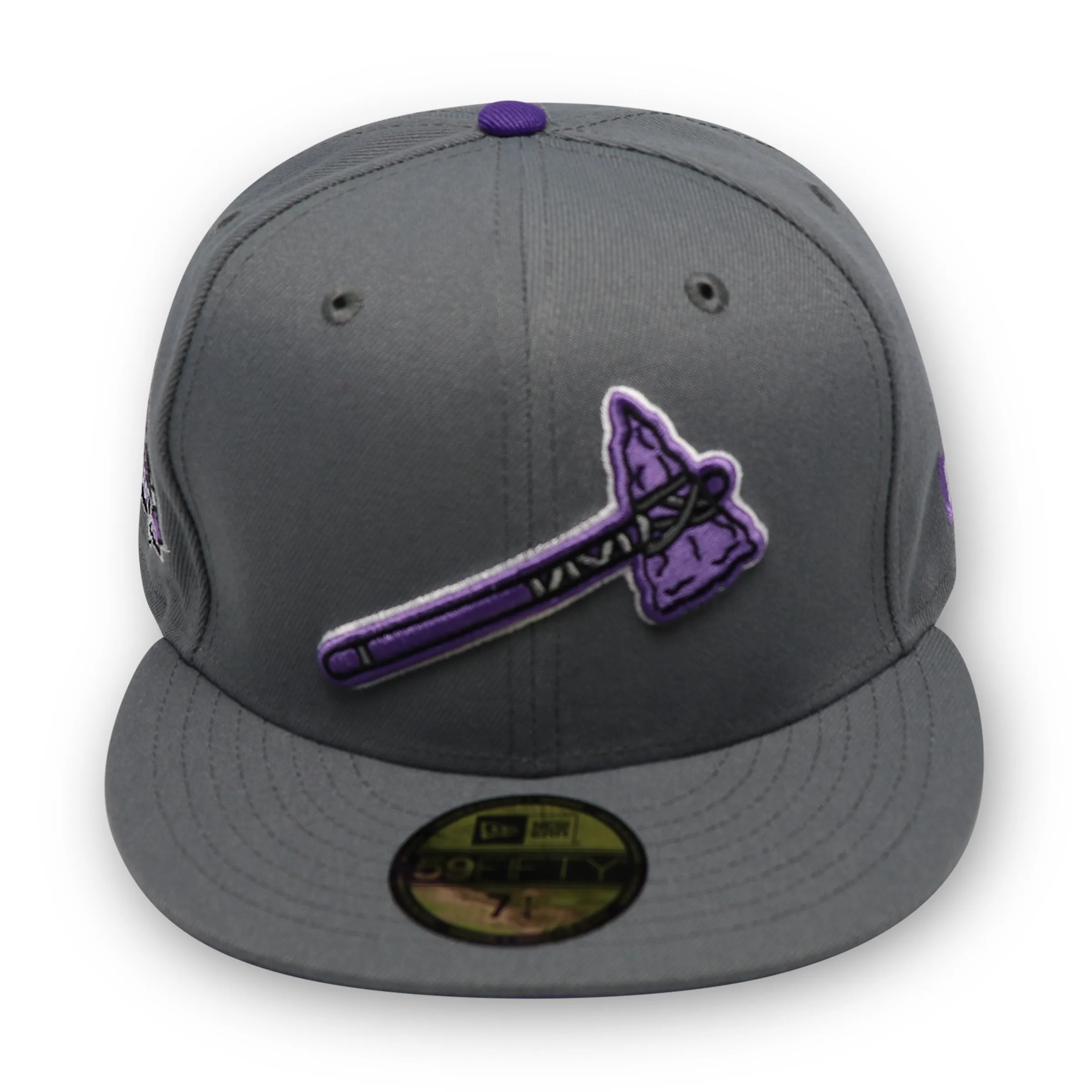 ATLANTA BRAVES "2017 INAUGURAL SEASON" NEW ERA 59FIFTY FITTTED (PURPLE UNDER VISOR)