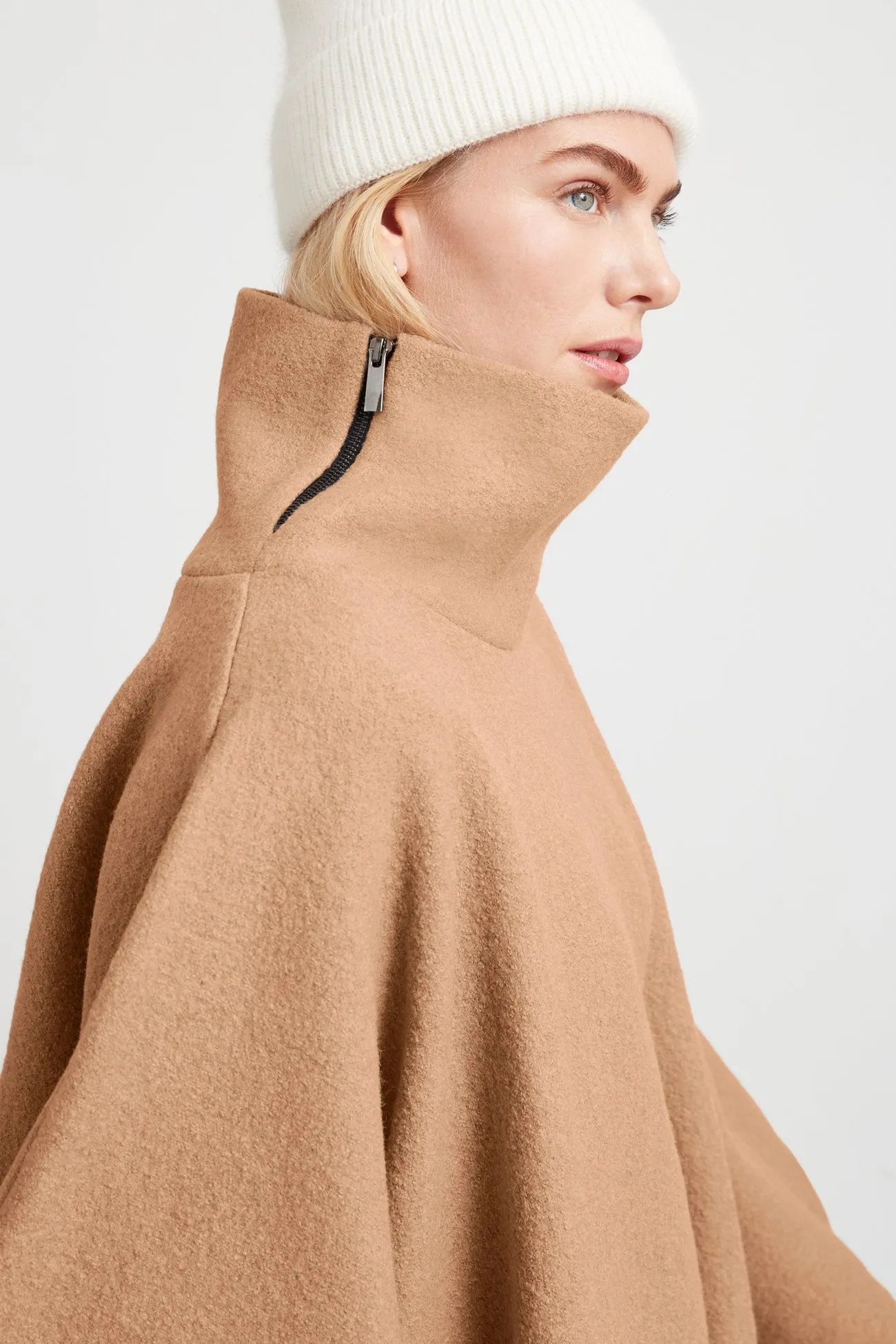 Avery Wool Cape