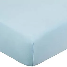 Bamboo Solid Fitted Sheet Pond