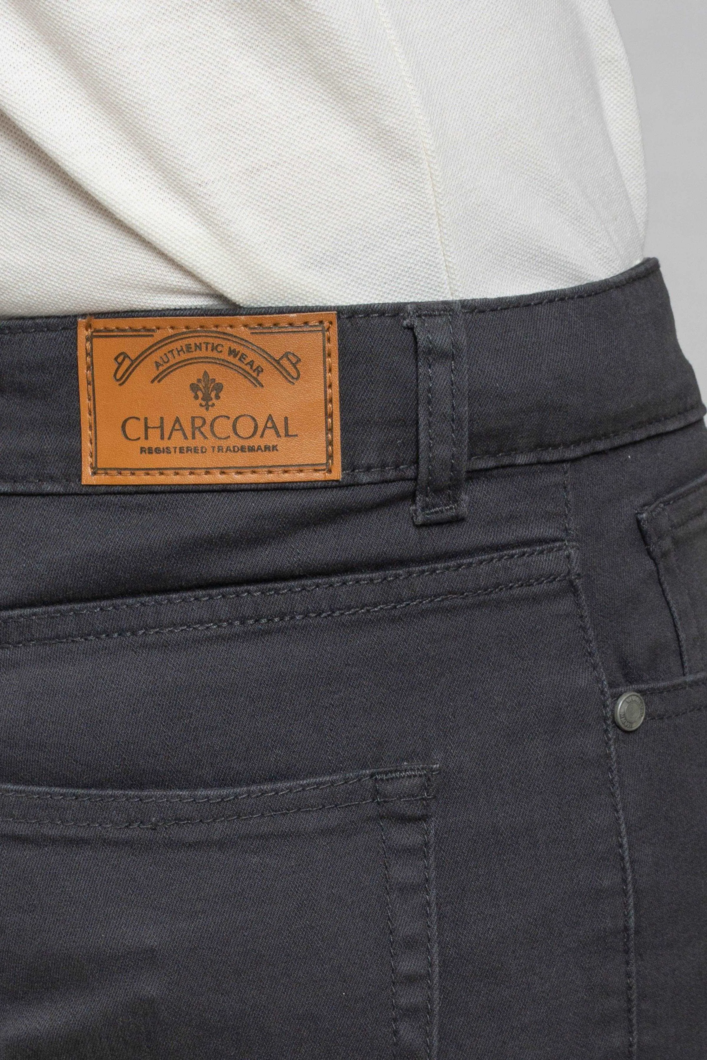 BASIC 5 POCKET PANT NAVY GREY