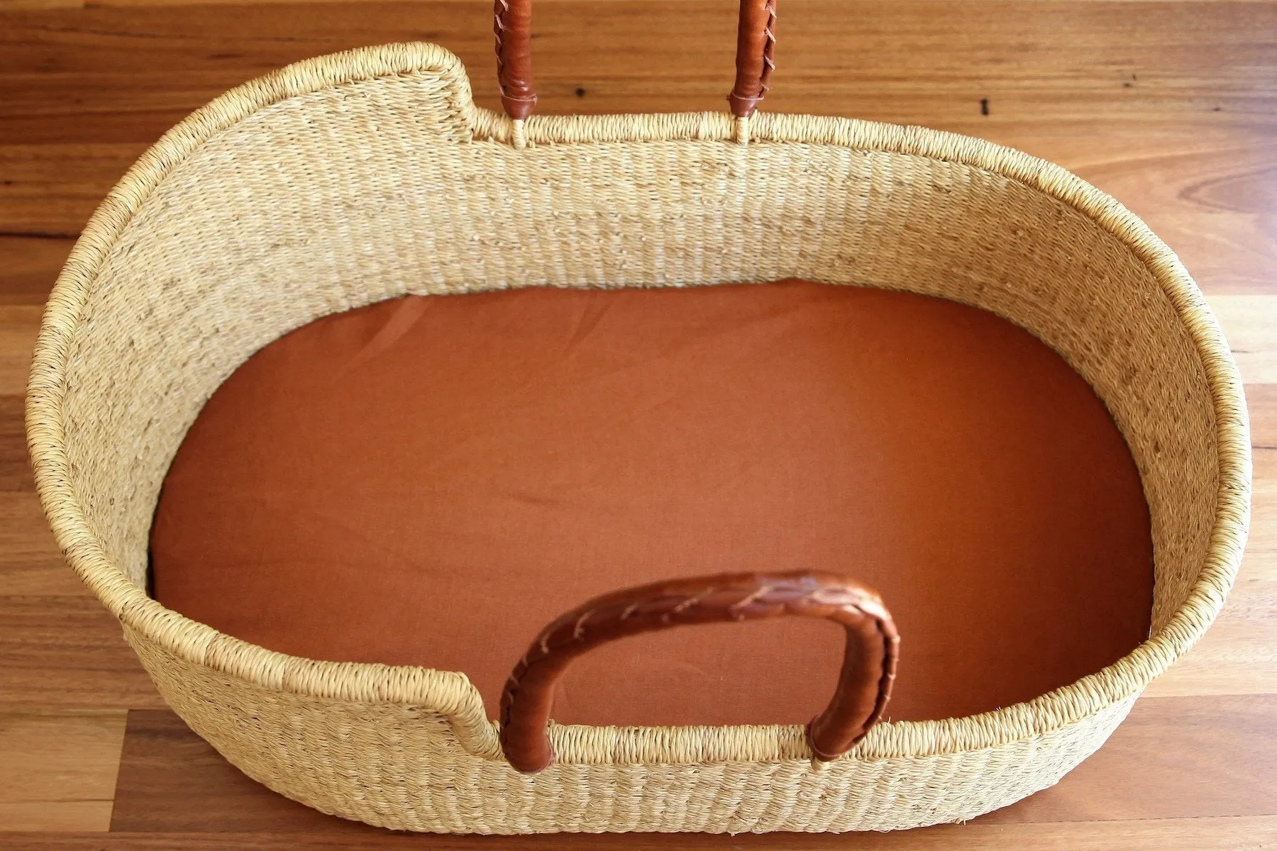 Basket Fitted Sheet - Clay