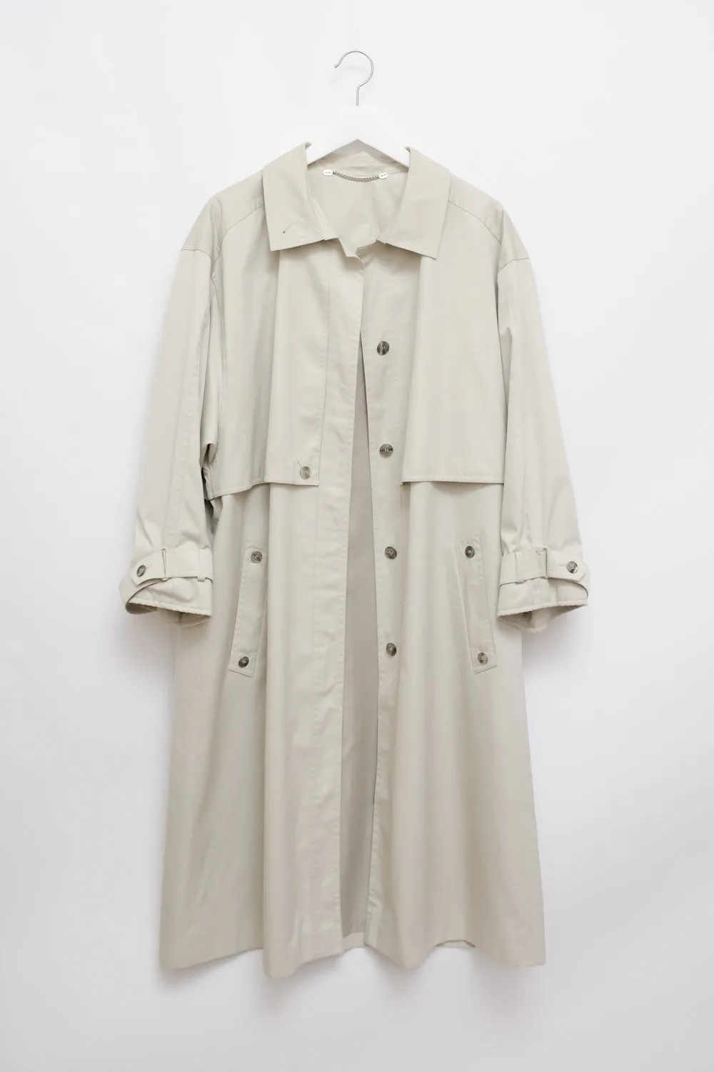 BEIGE VINTAGE SUMMER TRENCH COAT