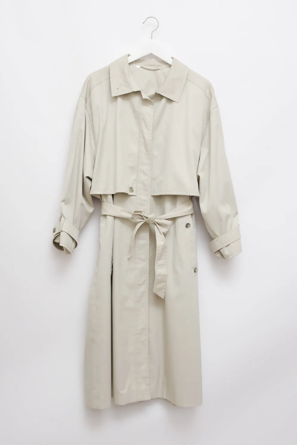 BEIGE VINTAGE SUMMER TRENCH COAT