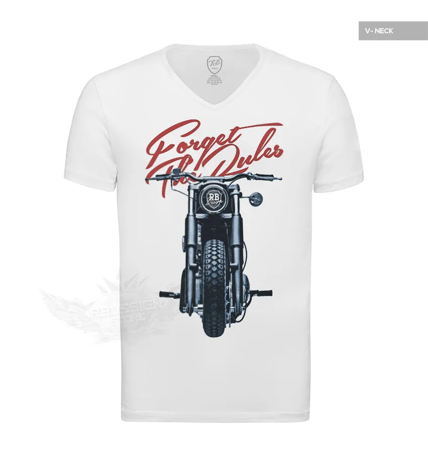 Bike Mens T-shirt Motorcycle Forget The Rules RB Design Tank Top MD273