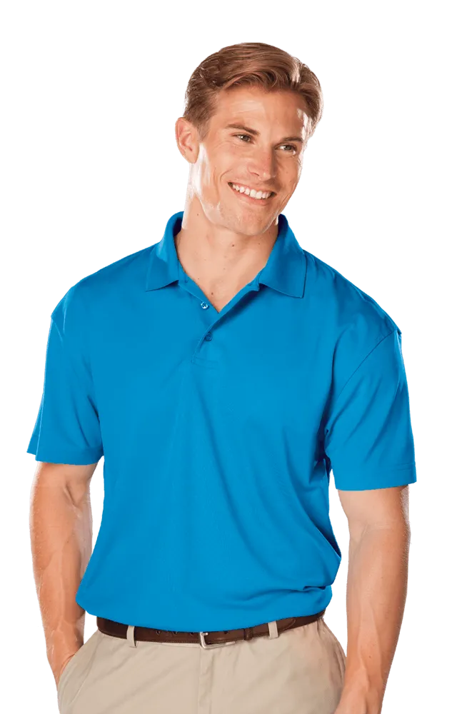 Blue Generation Men's Value Moisture Wicking Polo