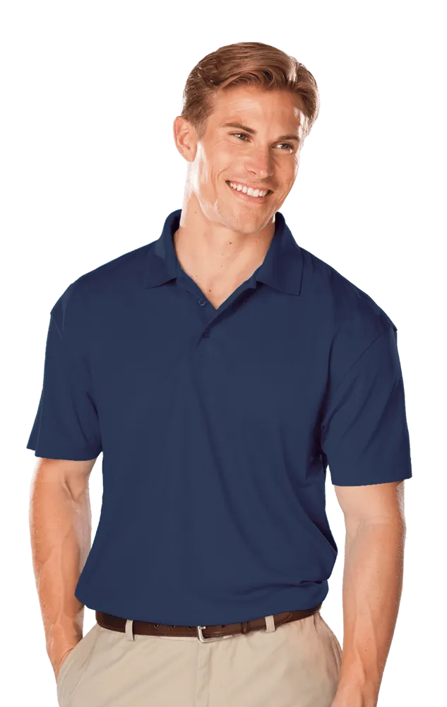 Blue Generation Men's Value Moisture Wicking Polo