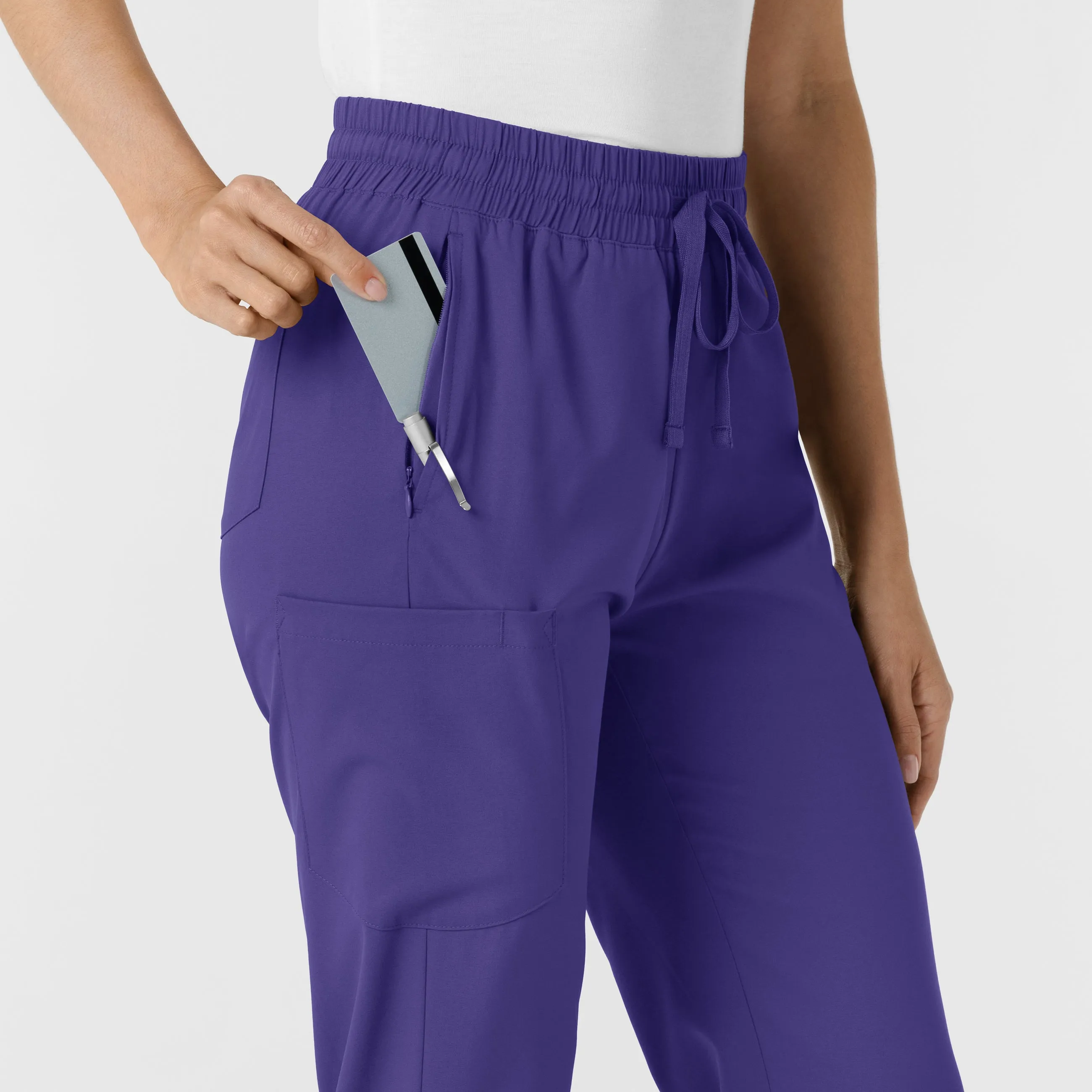 Boundless Women's Bootcut Scrub Pant - Grape