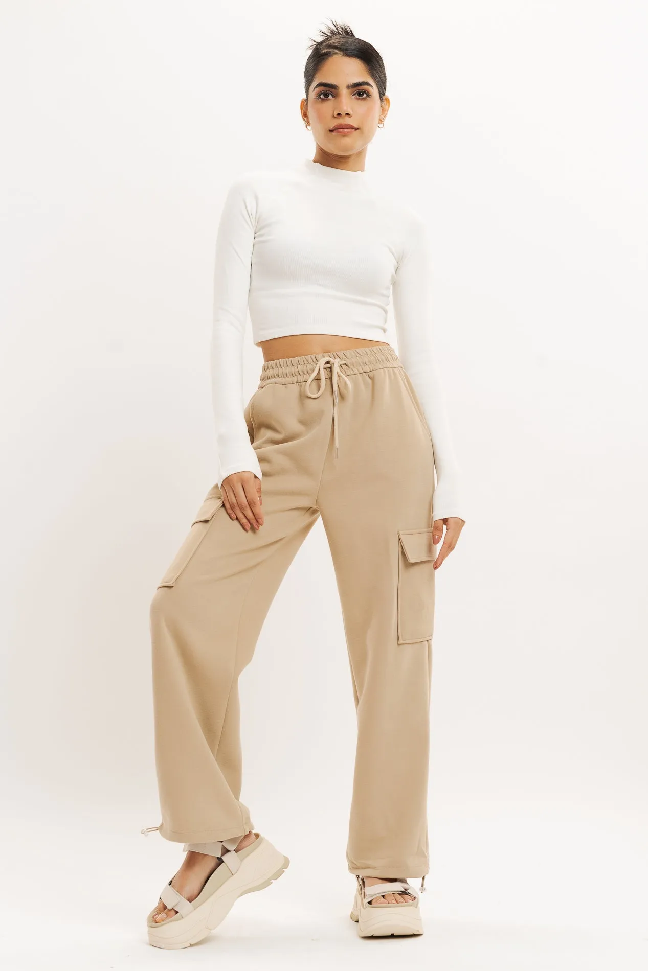 Brown Cargo Pant