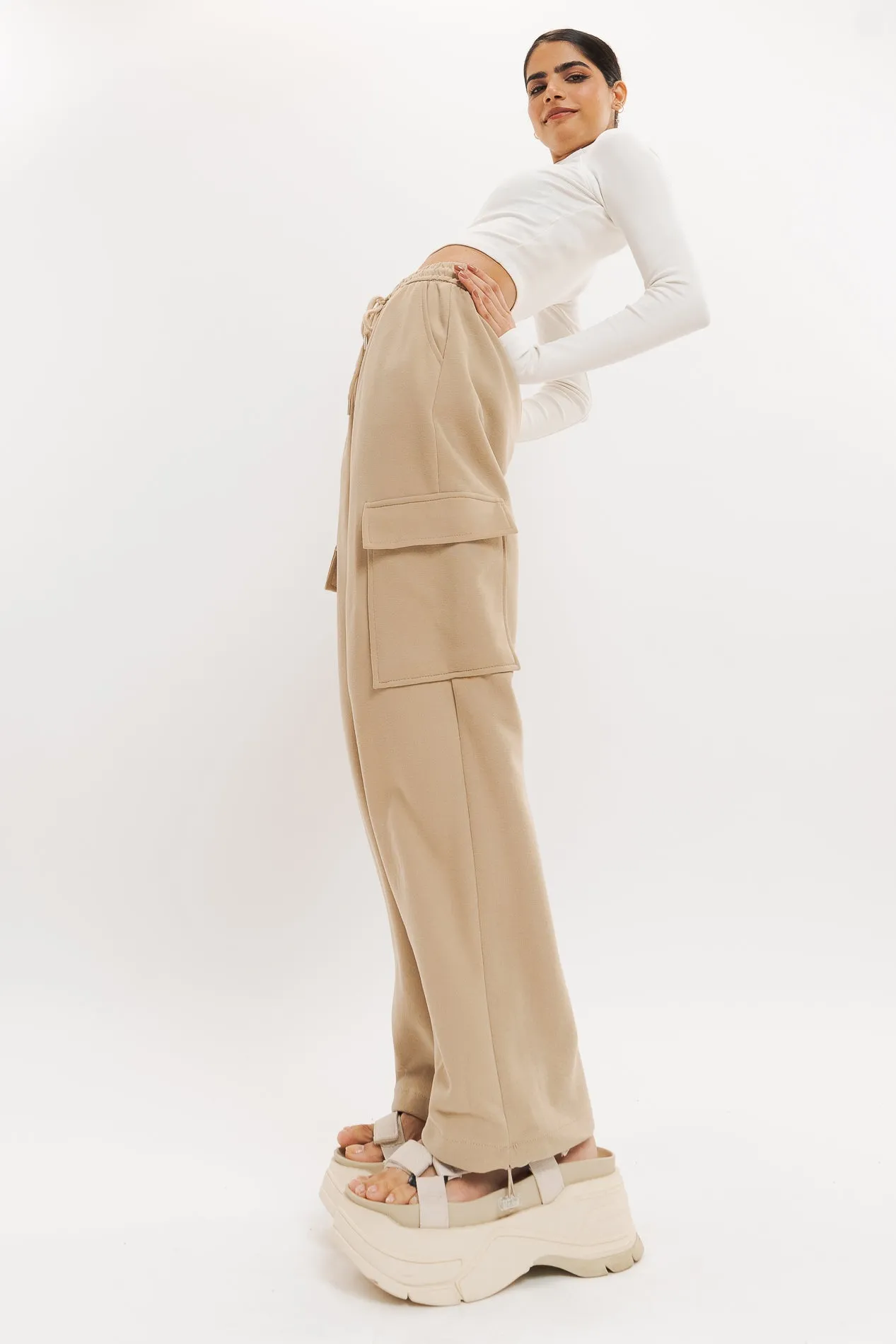 Brown Cargo Pant