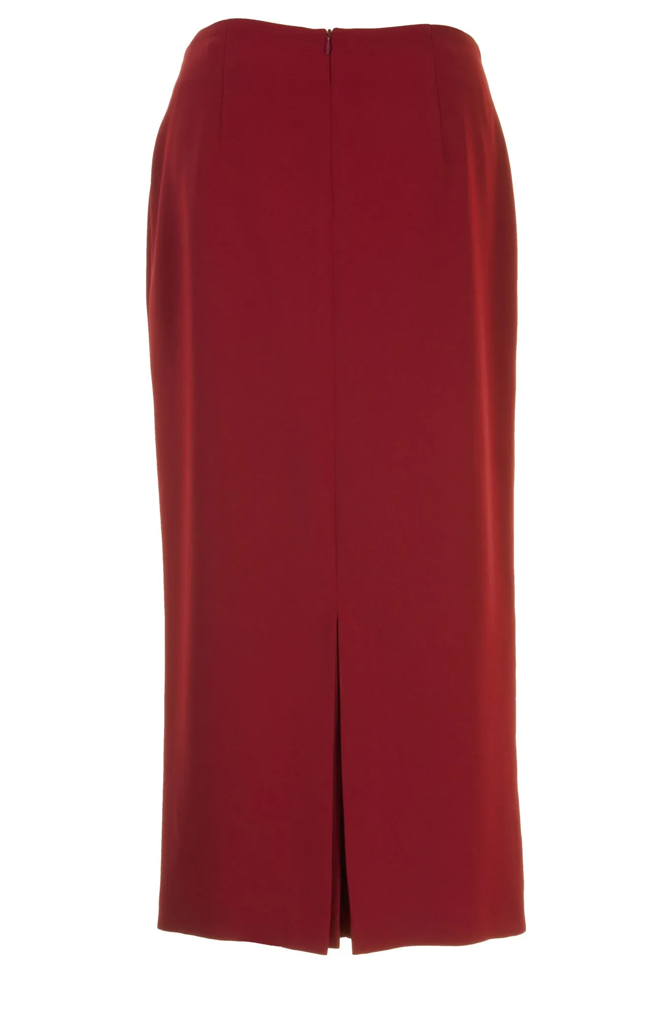 Busy Clothing Womens Burgundy Red Long Skirt