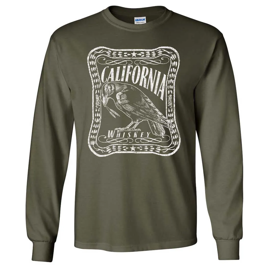 California Crow Whiskey Long Sleeve Shirt