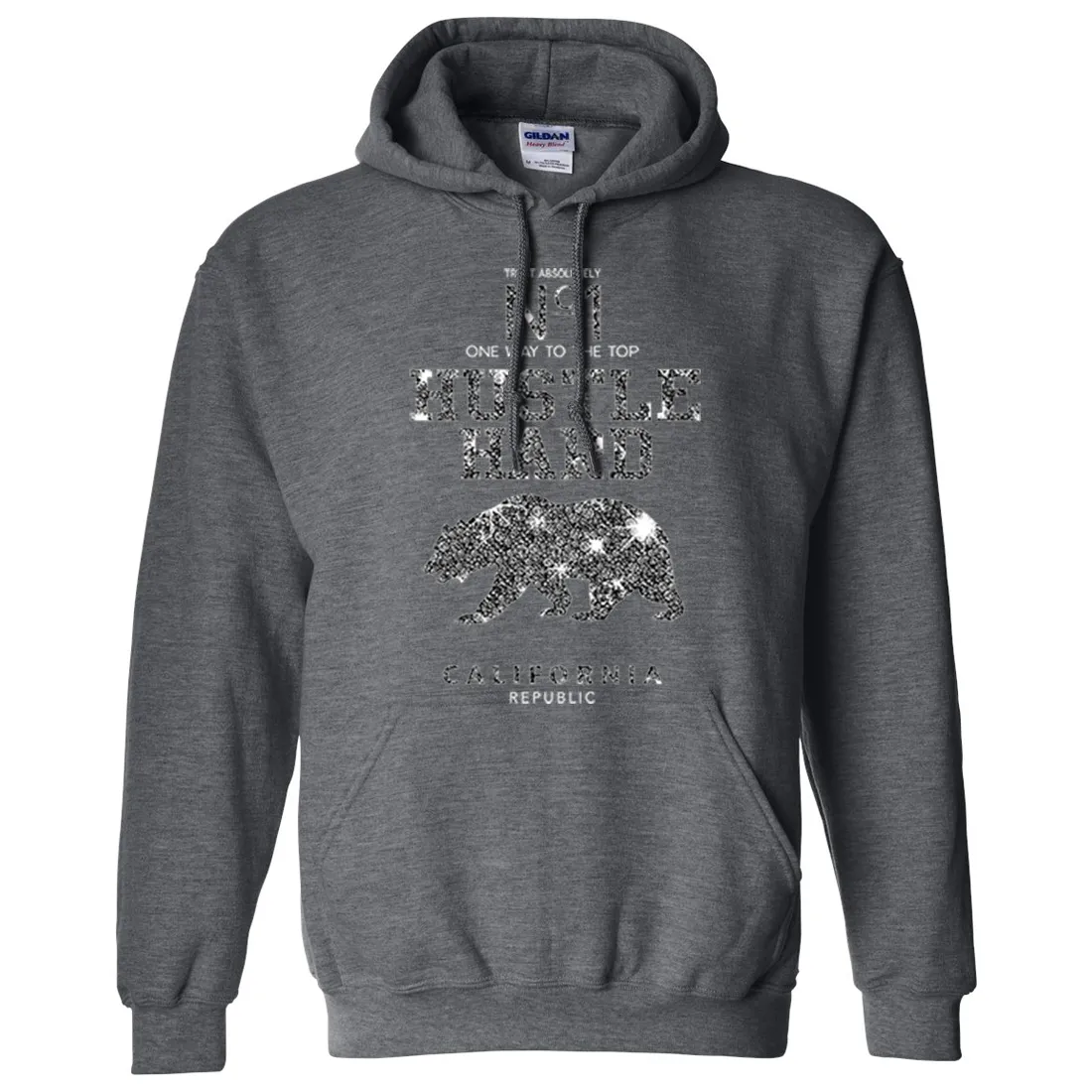 California Hustle Hard Sparkle Sweatshirt Hoodie