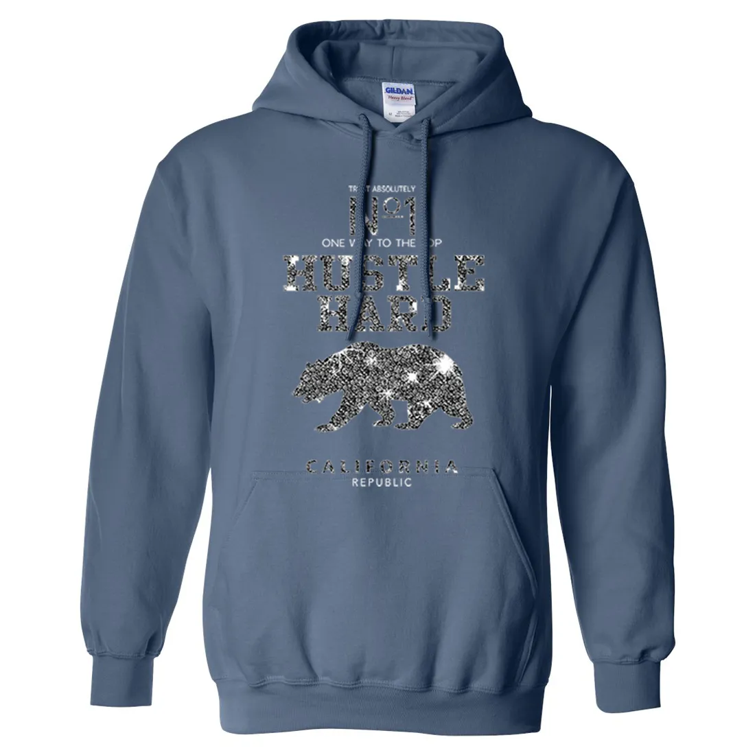 California Hustle Hard Sparkle Sweatshirt Hoodie