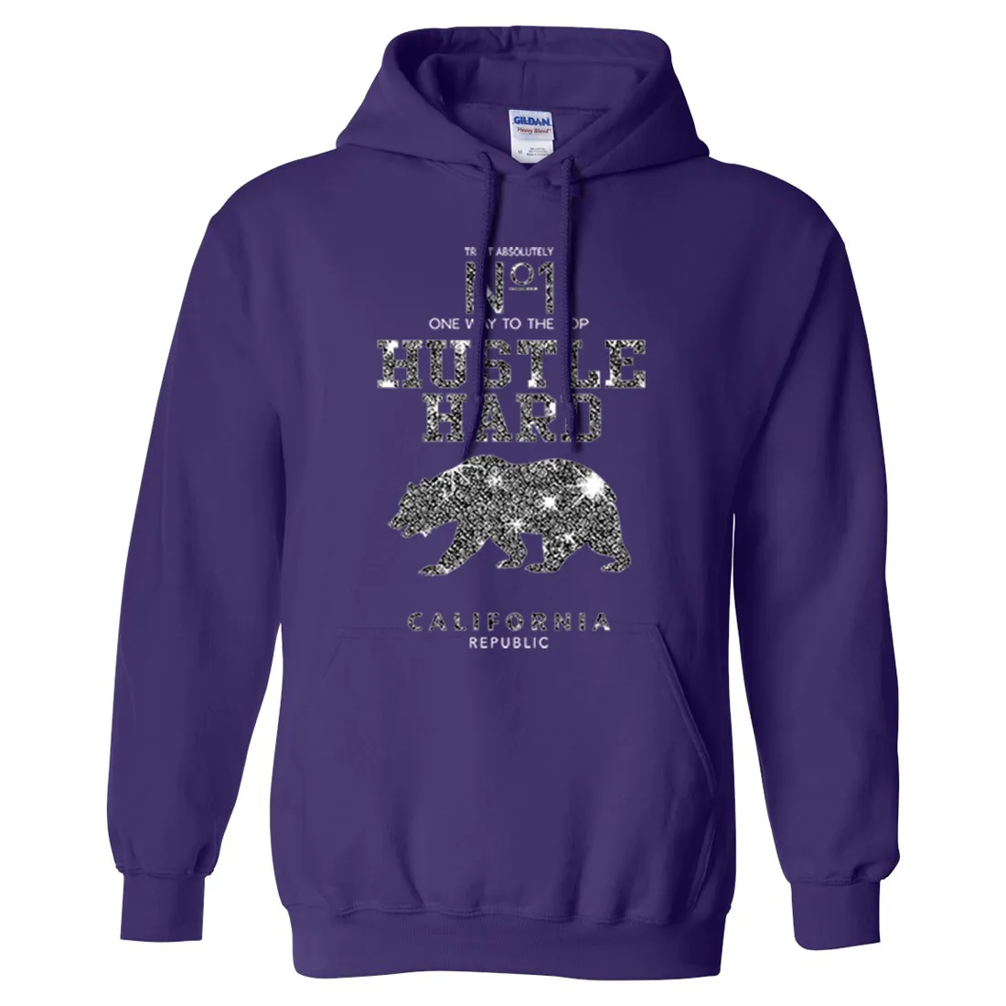 California Hustle Hard Sparkle Sweatshirt Hoodie