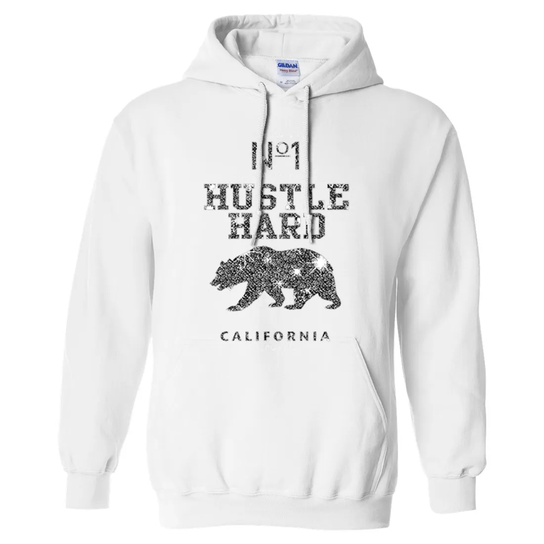 California Hustle Hard Sparkle Sweatshirt Hoodie