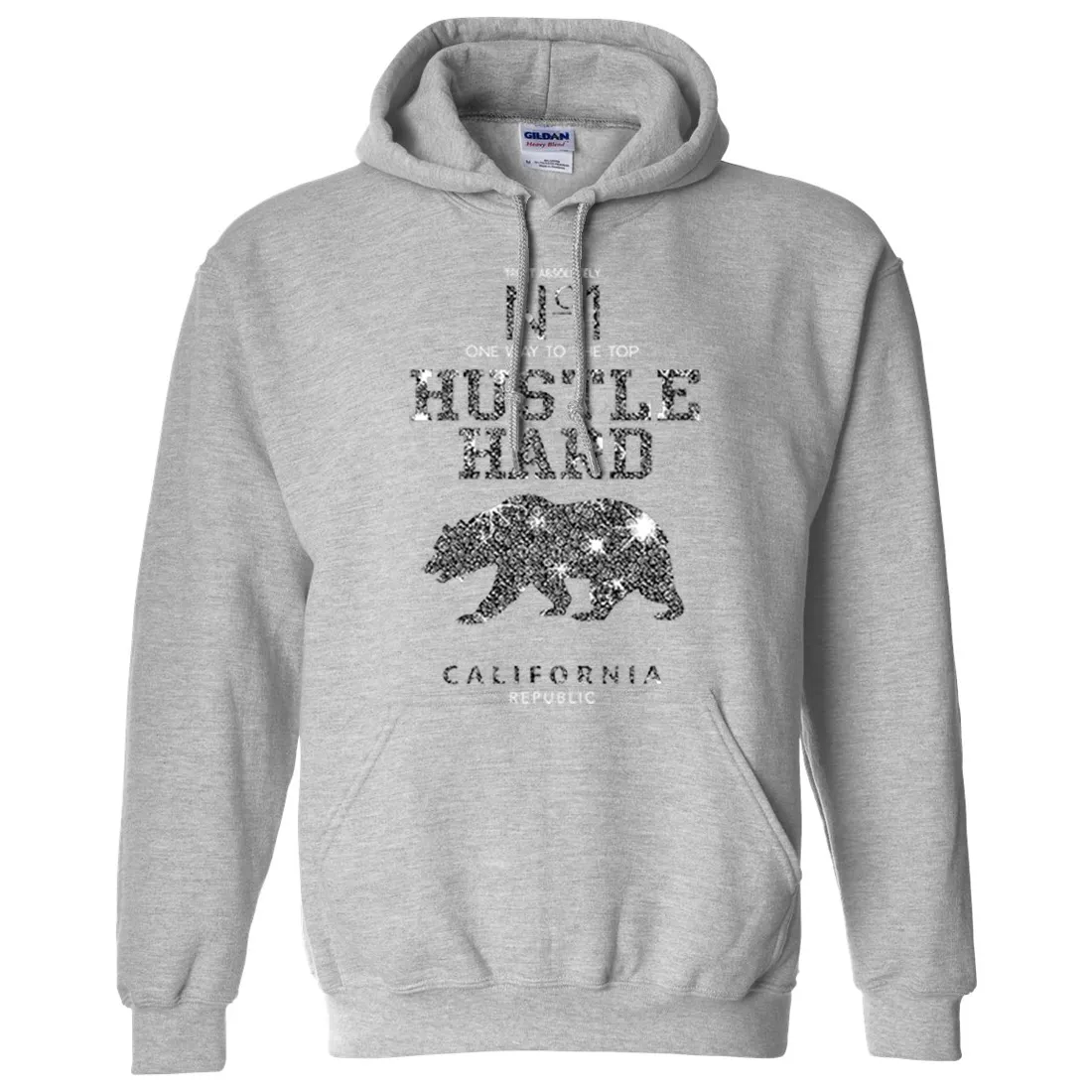 California Hustle Hard Sparkle Sweatshirt Hoodie