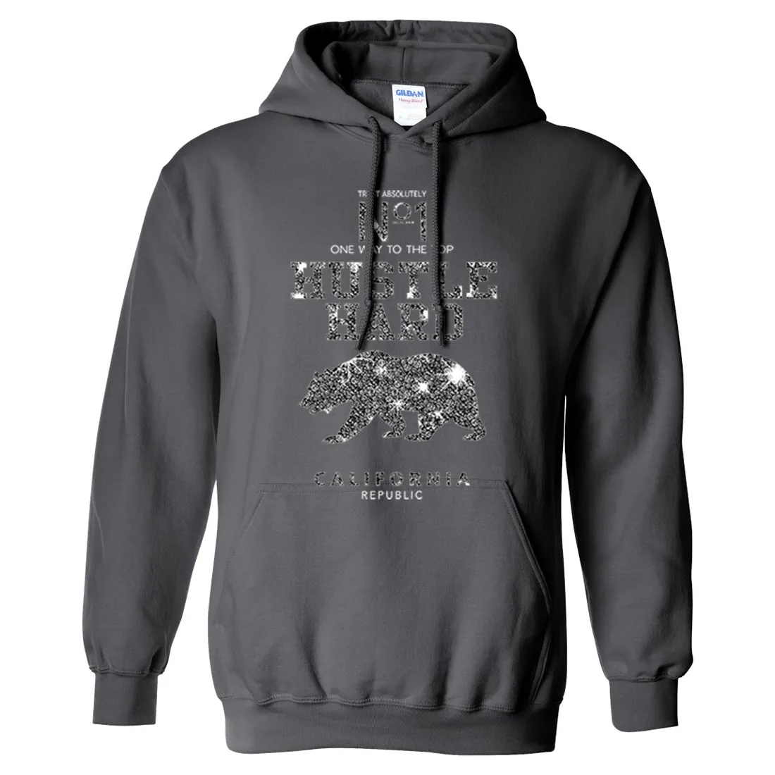 California Hustle Hard Sparkle Sweatshirt Hoodie