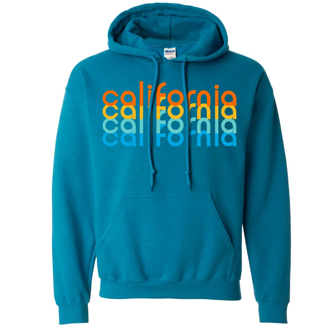 California Rainbow Stack Sweatshirt Hoodie