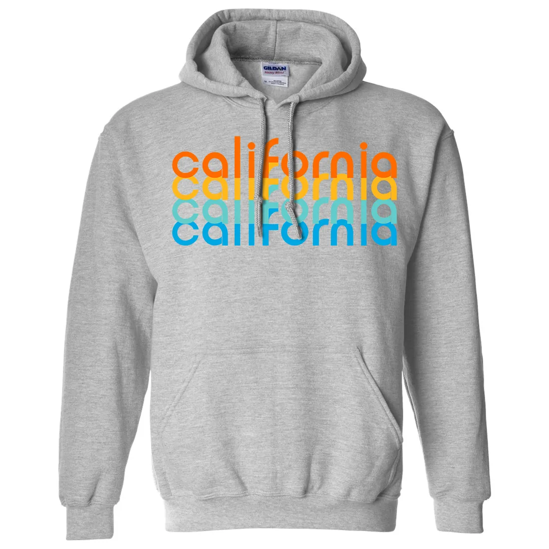 California Rainbow Stack Sweatshirt Hoodie