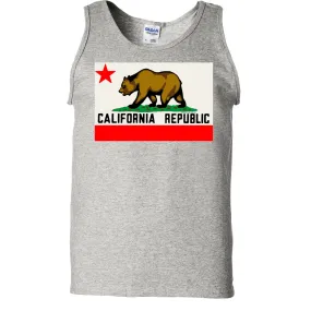 California Republic Original Bear Flag Asst Colors Tank Top