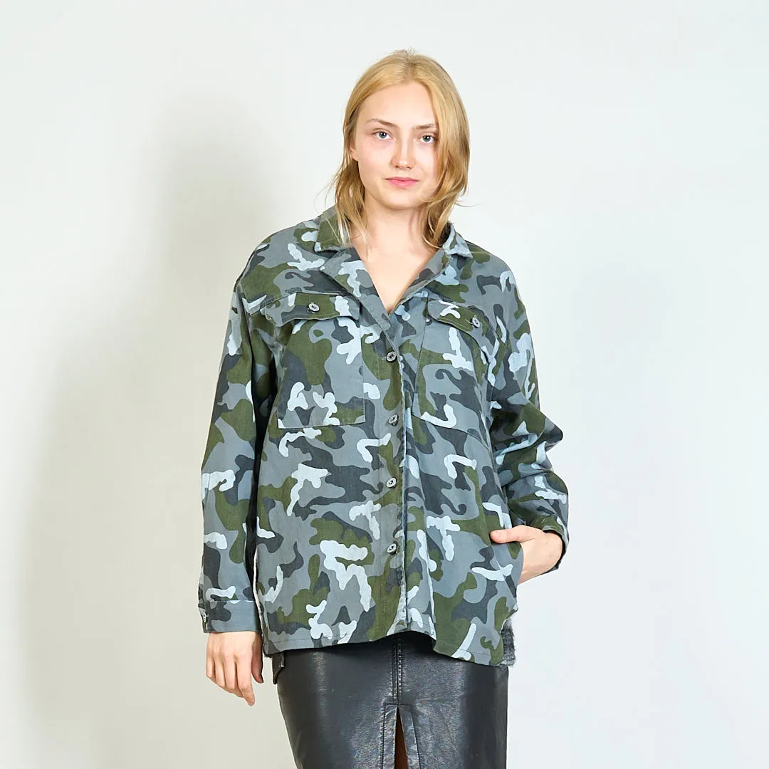 Camouflage jacket with soft back wholesale