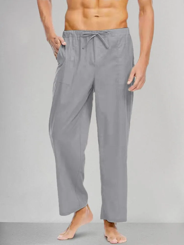 Casual Cotton Linen Style Pants