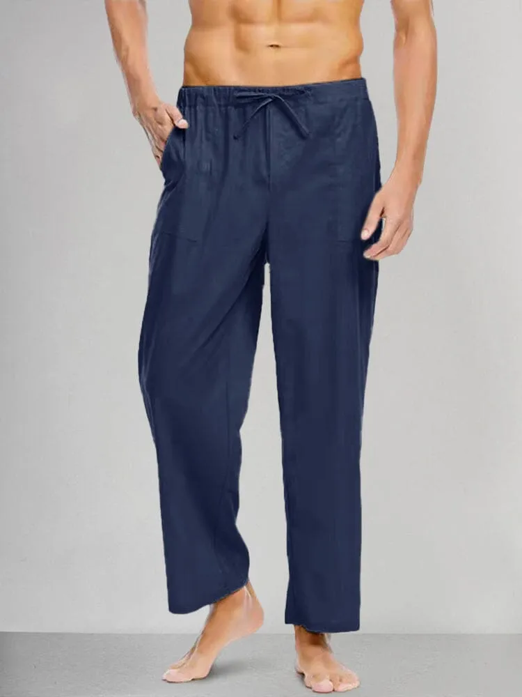 Casual Cotton Linen Style Pants