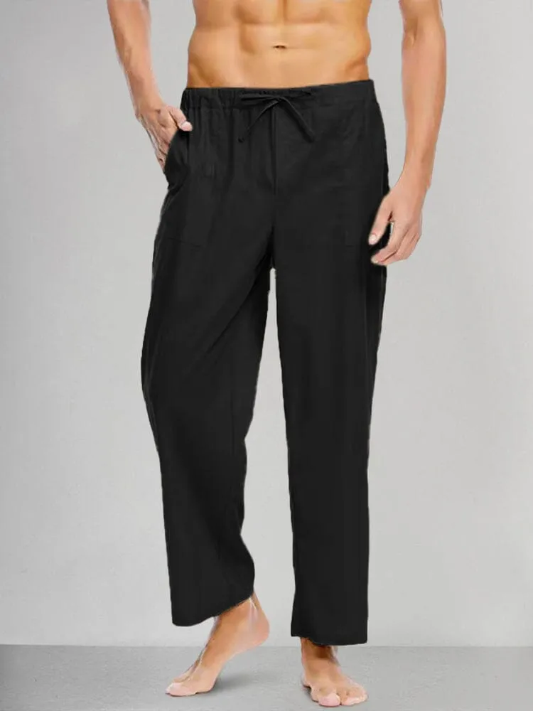 Casual Cotton Linen Style Pants