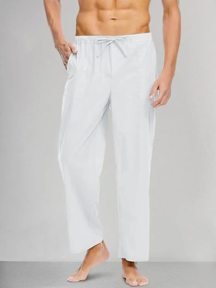 Casual Cotton Linen Style Pants