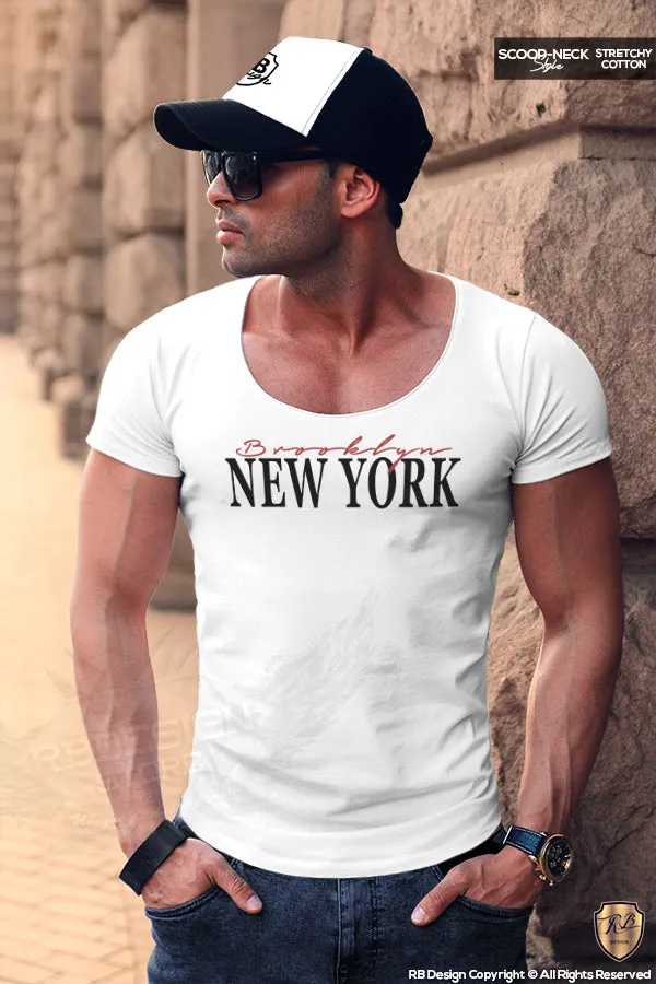 Casual Men's T-shirt Brooklyn New York MD923