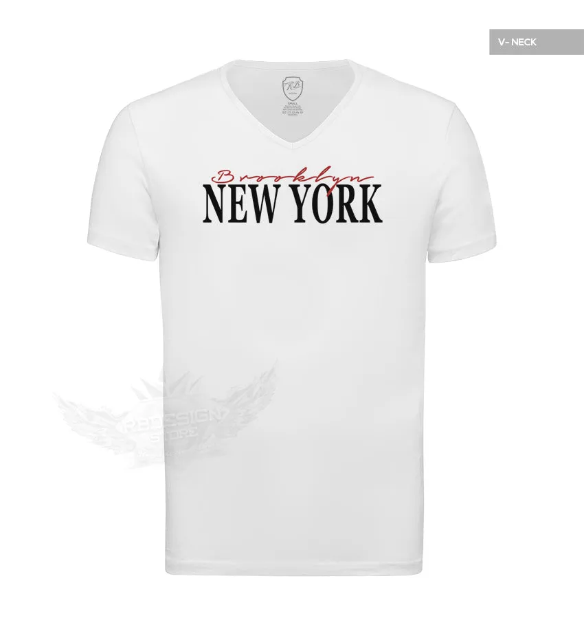 Casual Men's T-shirt Brooklyn New York MD923