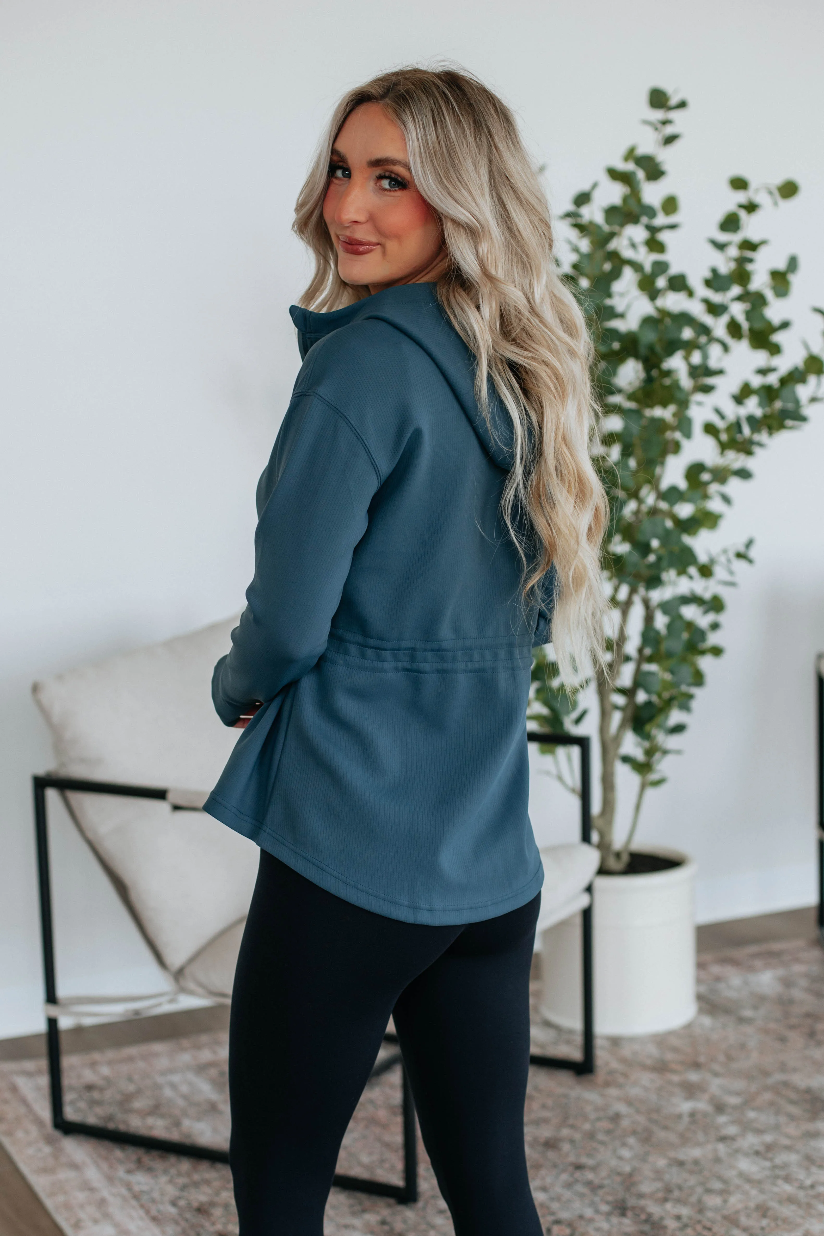 Cute & Casual Jacket - Peacock