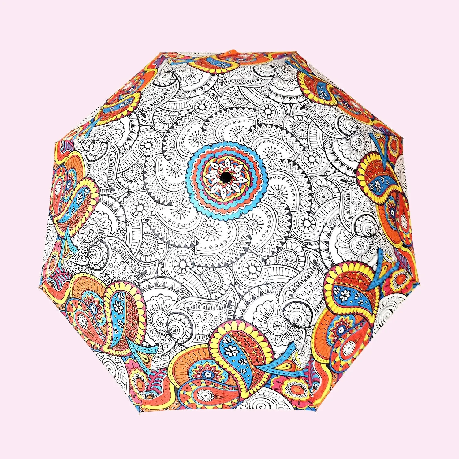 Doodle Digital Printed Umbrella (3-Fold)