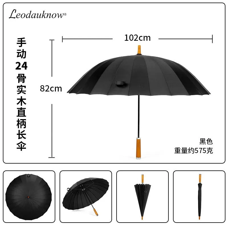 Double long handle umbrella enlarged