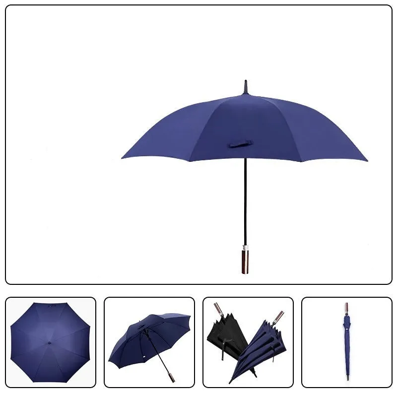 Double long handle umbrella enlarged