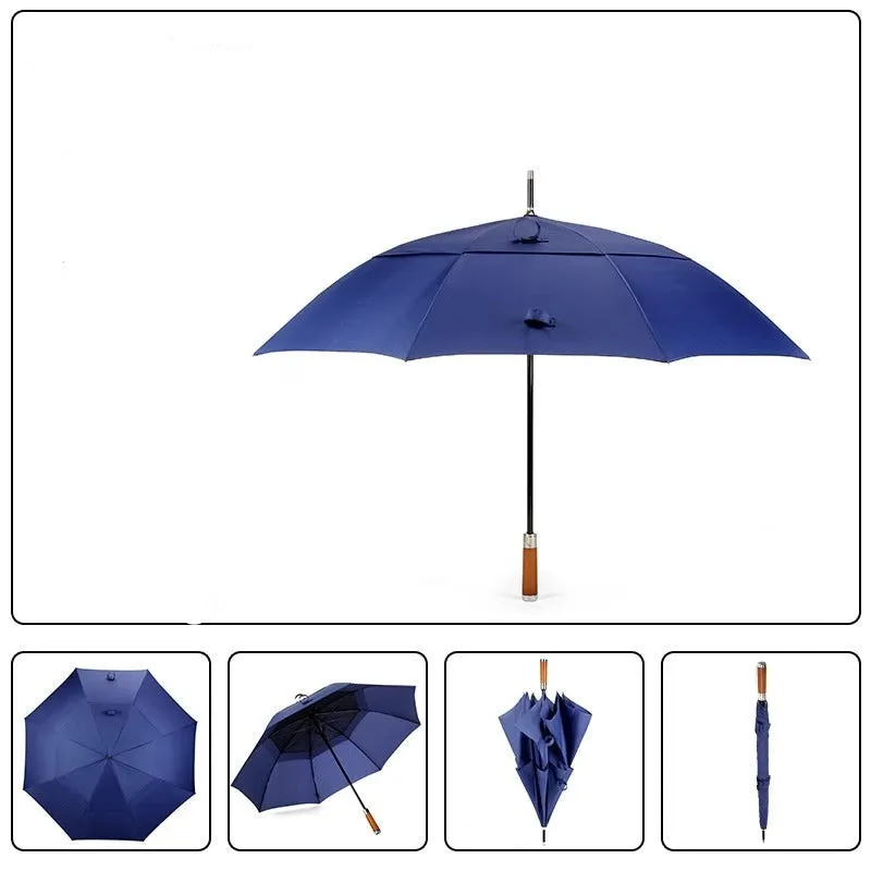 Double long handle umbrella enlarged